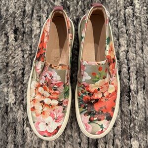 Gucci Floral Slip-On Sneakers